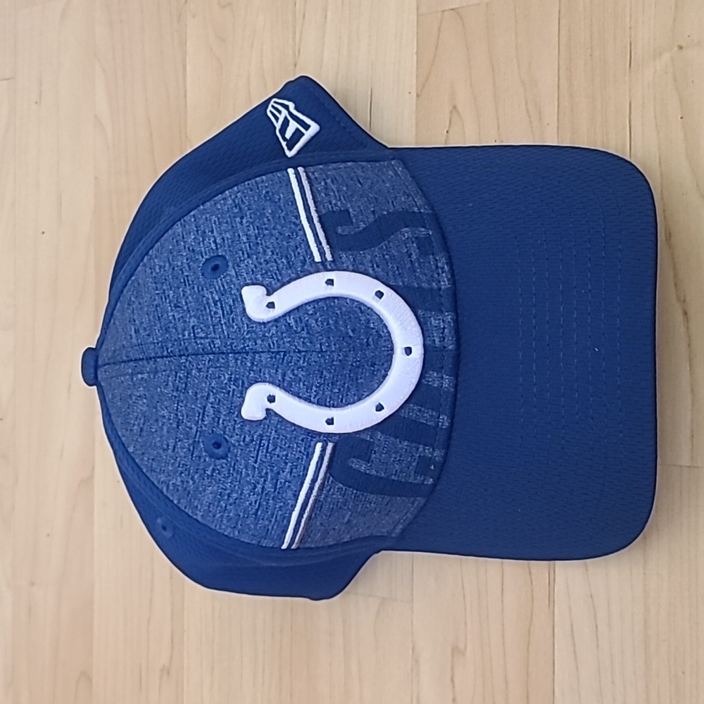 NWOT New Era Royal Indianapolis Colts 2023NFL Training Camp 39THIRTY Flex Hat